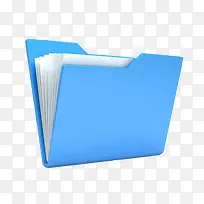 蓝色文件夹