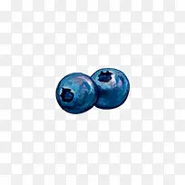 手绘的蓝莓