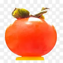 柿子顶光摄影