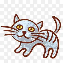 卡通可爱的猫咪动物设计