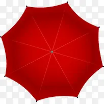 红色浪漫雨伞