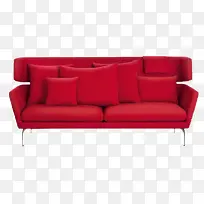 红色个性沙发