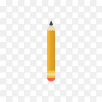 红黄色的铅笔
