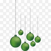 绿色圣诞球挂饰