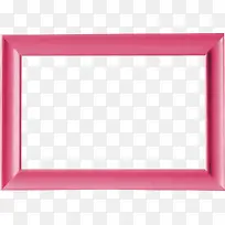粉色木框