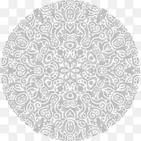 淡灰色古风花纹