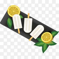 夏日柠檬美味冰棒