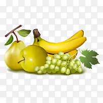 香蕉梨与提子图片