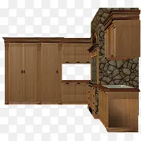 3D建模场景厨房橱柜免费素材
