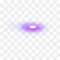 紫色光圈