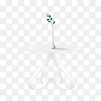 白色创意桌子