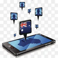 澳洲国旗智能手机
