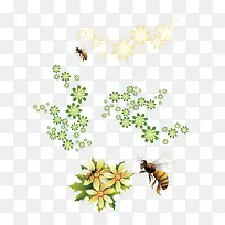 蜂蜜采花