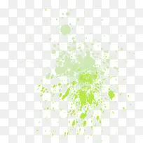 绿色创意合成效果喷溅的油漆