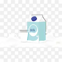矢量牛奶