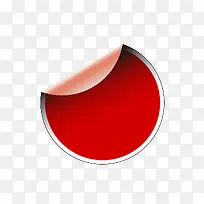 酒红色标贴