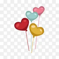 心形，心形气球，淘宝素材，情人
