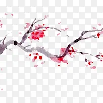 樱花树枝素材装饰