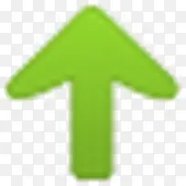 绿色的上箭头符号 icon