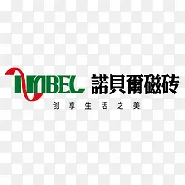诺贝尔瓷砖标志矢量图
