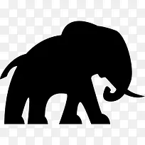 大象面朝右图标