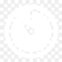 白色IOS秒表图标