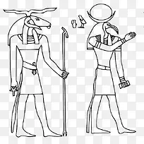 古埃及宗教插画