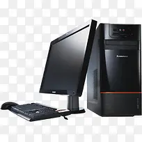 黑色经典台式电脑