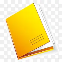 黄色笔记本子