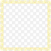 黄色高档花纹相框