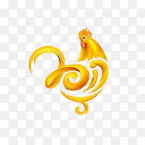 金鸡数字效果
