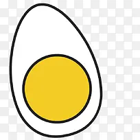 简单线条鸡蛋
