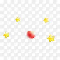星星漂浮元素