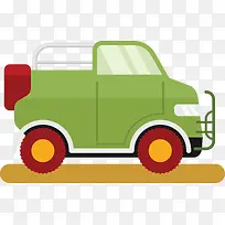 绿色大卡车