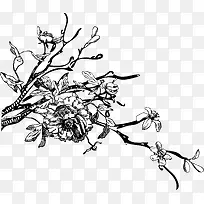矢量中式插画