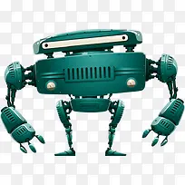 未来科技深绿色机器人