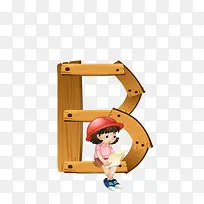 B