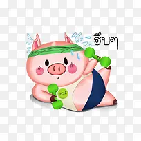 日韩可爱小猪
