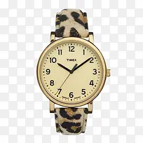 豹纹装饰带现代设计手表