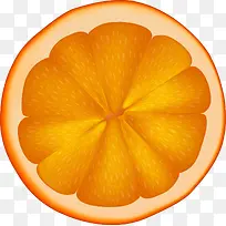 小清新橙色橙子