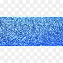 蓝色水滴质感背景