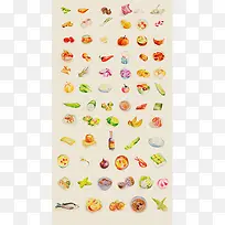 卡通水果食物壁纸