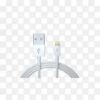 苹果数据线白色USB通用数据线