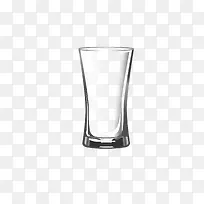 透明玻璃杯矢量图