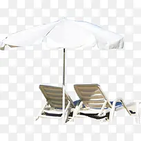 高清摄影海边沙滩遮阳伞