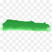 矢量绿色泼墨笔刷