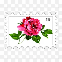 一朵玫瑰花邮票