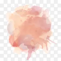 水彩粉色