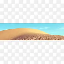 沙漠banner创意设计
