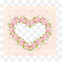 少女心花朵拍照框